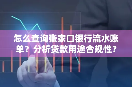 怎么查询张家口银行流水账单？分析贷款用途合规性？